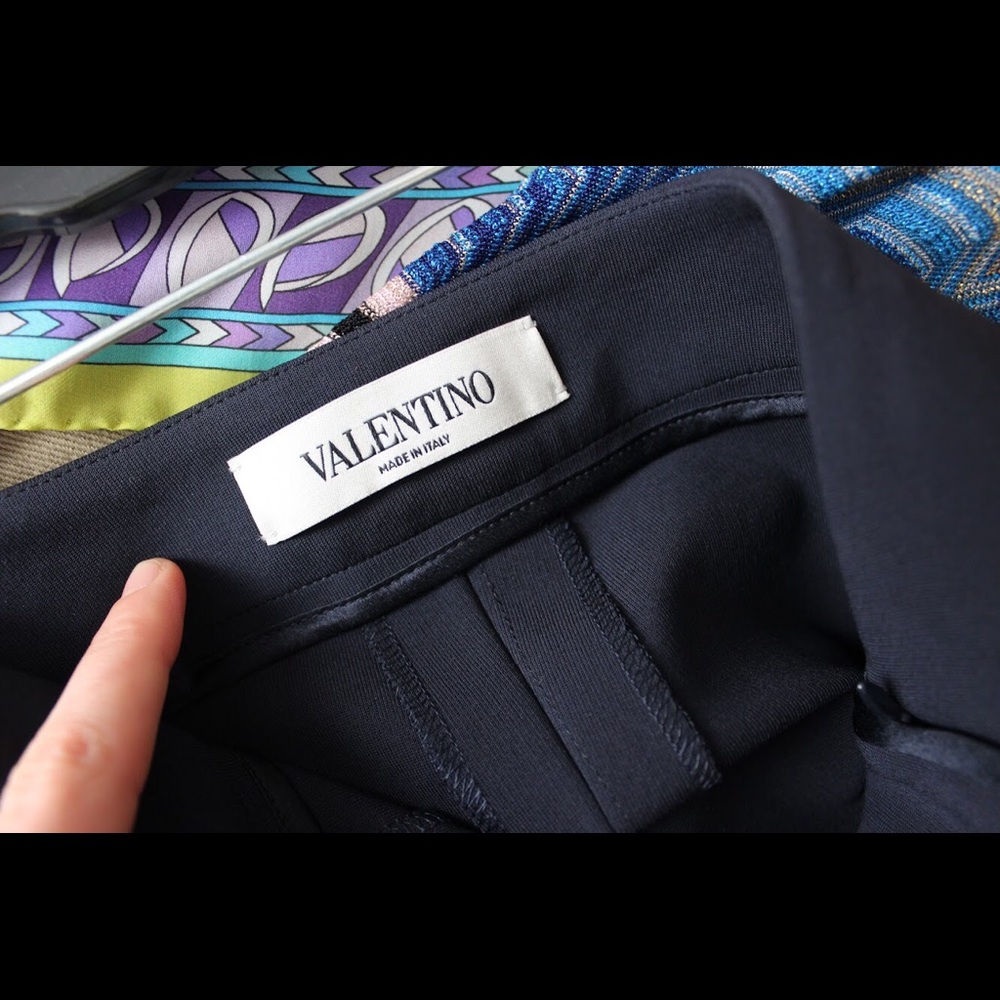 Valentino Navy Blue Dress Pants - Sz. 8
